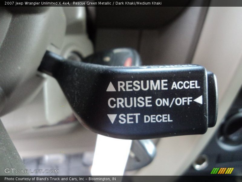Rescue Green Metallic / Dark Khaki/Medium Khaki 2007 Jeep Wrangler Unlimited X 4x4