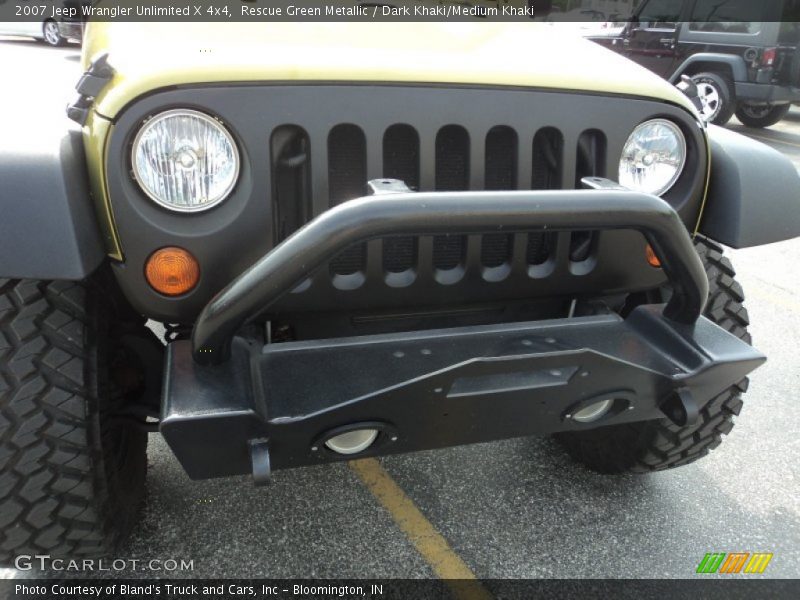 Rescue Green Metallic / Dark Khaki/Medium Khaki 2007 Jeep Wrangler Unlimited X 4x4