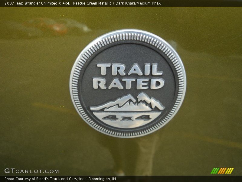 Rescue Green Metallic / Dark Khaki/Medium Khaki 2007 Jeep Wrangler Unlimited X 4x4