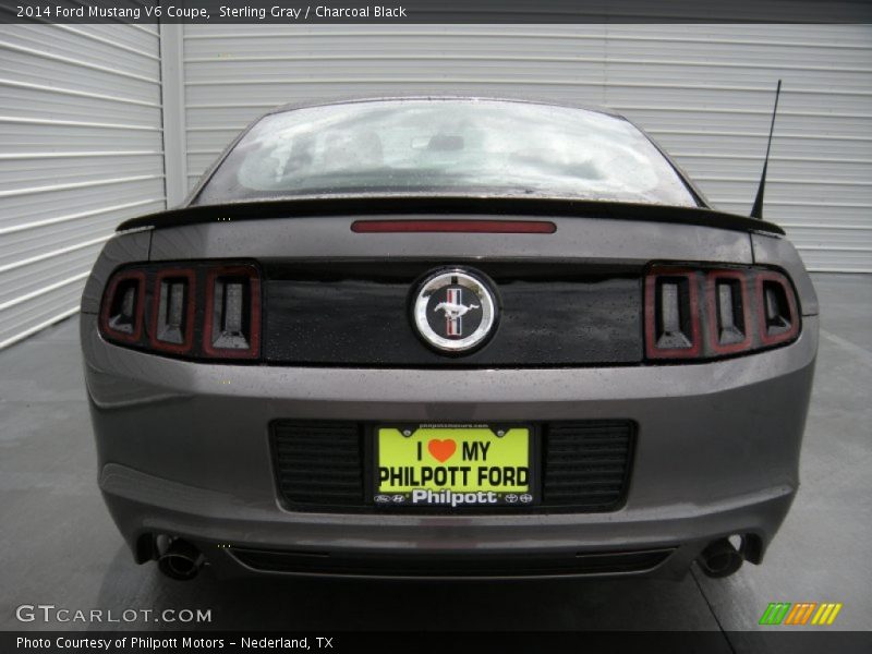 Sterling Gray / Charcoal Black 2014 Ford Mustang V6 Coupe