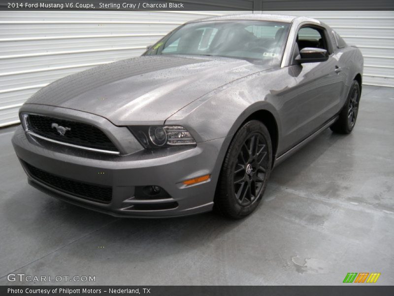 Sterling Gray / Charcoal Black 2014 Ford Mustang V6 Coupe