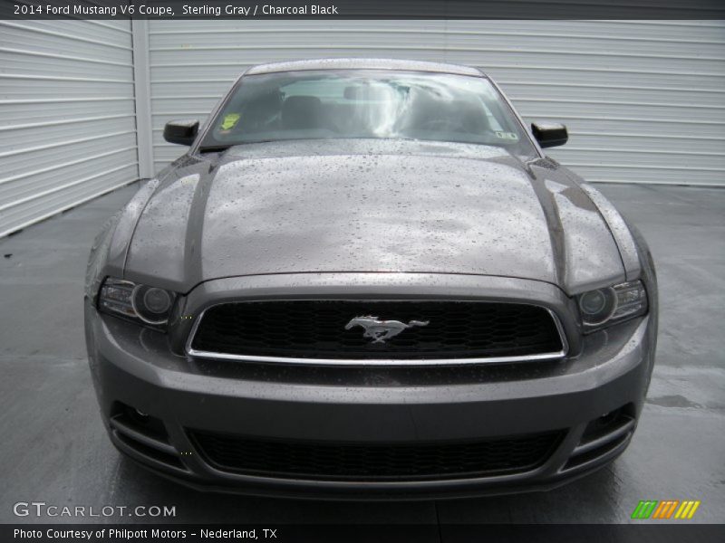 Sterling Gray / Charcoal Black 2014 Ford Mustang V6 Coupe