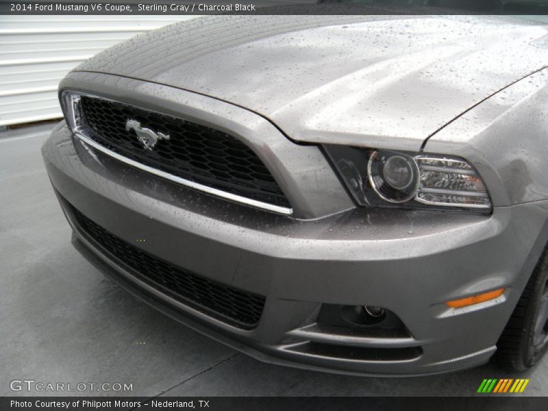 Sterling Gray / Charcoal Black 2014 Ford Mustang V6 Coupe