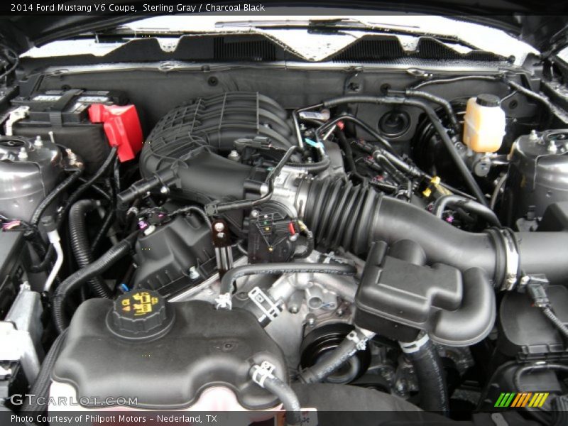 Sterling Gray / Charcoal Black 2014 Ford Mustang V6 Coupe