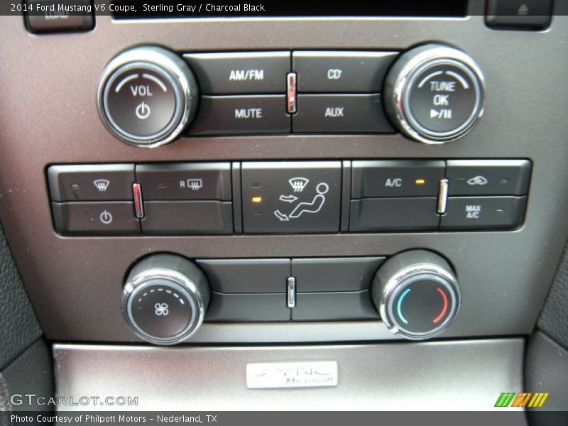 Sterling Gray / Charcoal Black 2014 Ford Mustang V6 Coupe
