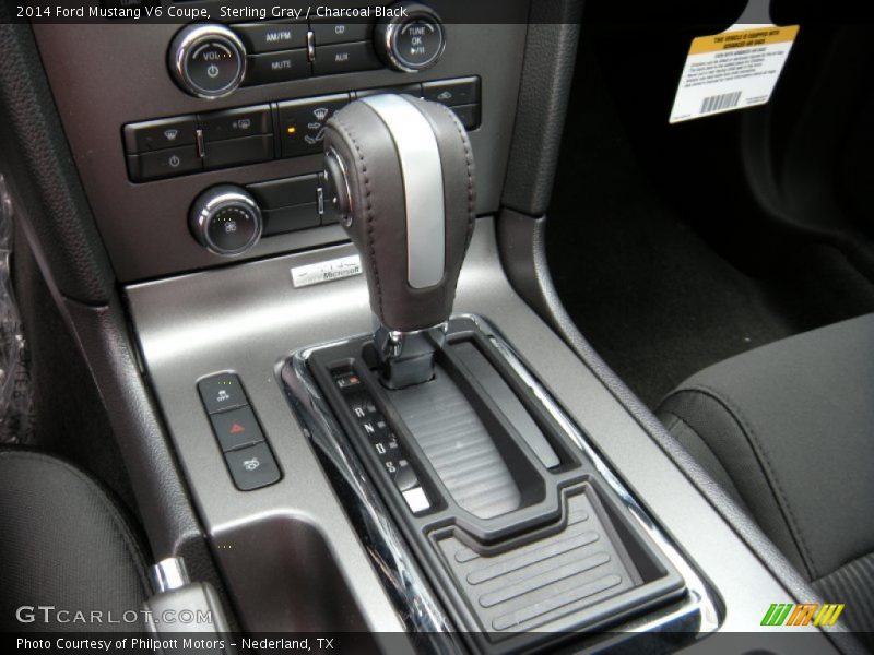 Sterling Gray / Charcoal Black 2014 Ford Mustang V6 Coupe