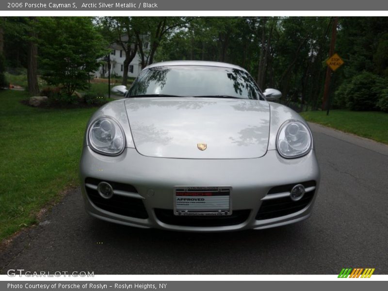 Arctic Silver Metallic / Black 2006 Porsche Cayman S