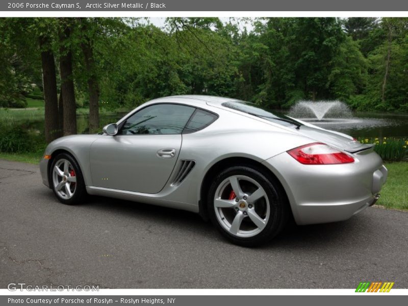 Arctic Silver Metallic / Black 2006 Porsche Cayman S