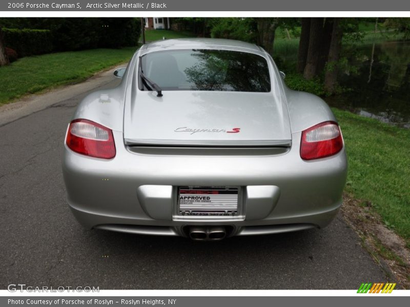 Arctic Silver Metallic / Black 2006 Porsche Cayman S
