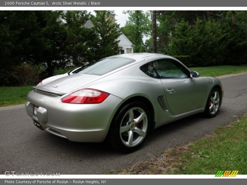 Arctic Silver Metallic / Black 2006 Porsche Cayman S