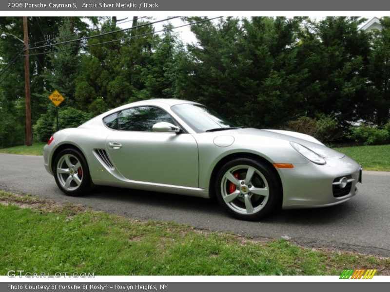 Arctic Silver Metallic / Black 2006 Porsche Cayman S