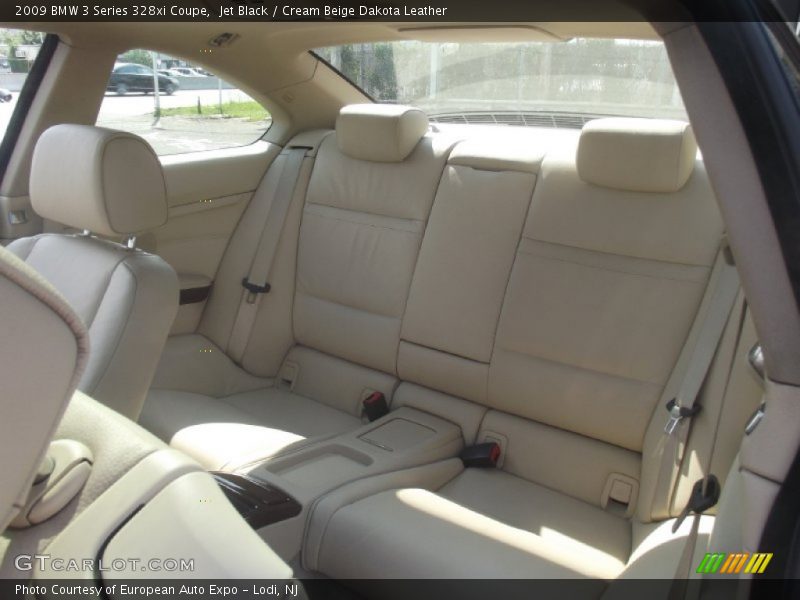Jet Black / Cream Beige Dakota Leather 2009 BMW 3 Series 328xi Coupe