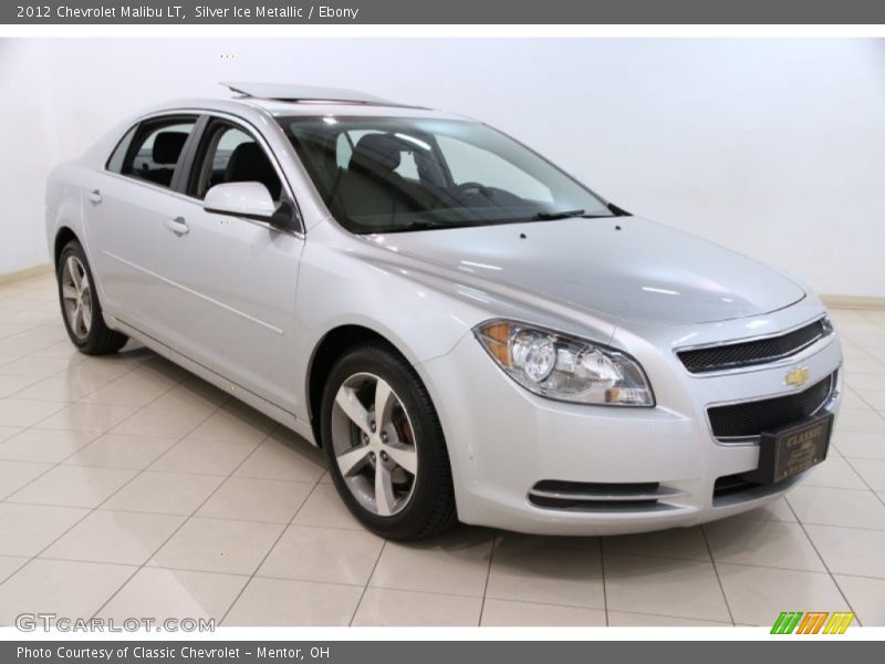 Silver Ice Metallic / Ebony 2012 Chevrolet Malibu LT