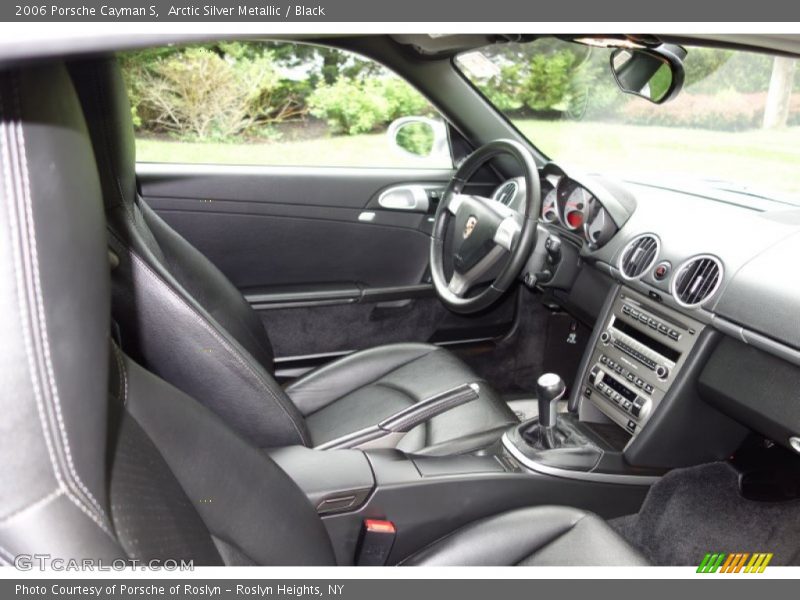 Arctic Silver Metallic / Black 2006 Porsche Cayman S