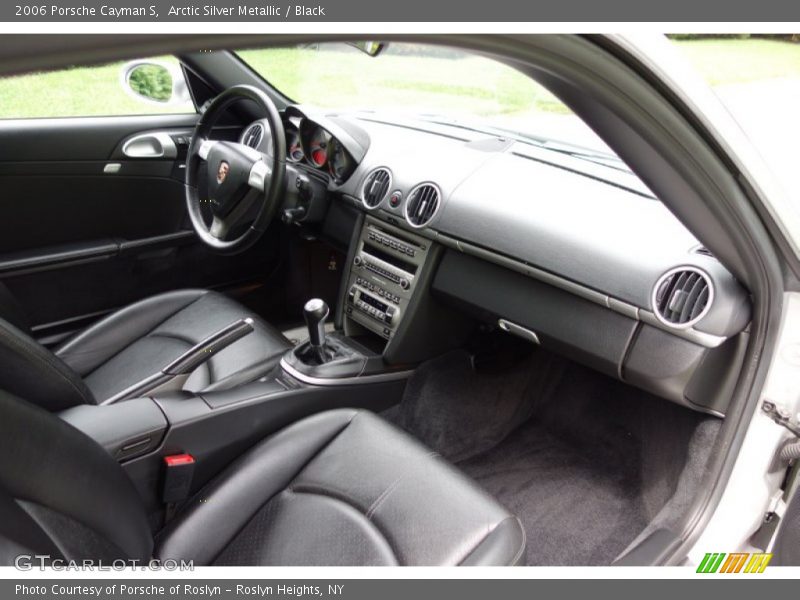 Arctic Silver Metallic / Black 2006 Porsche Cayman S