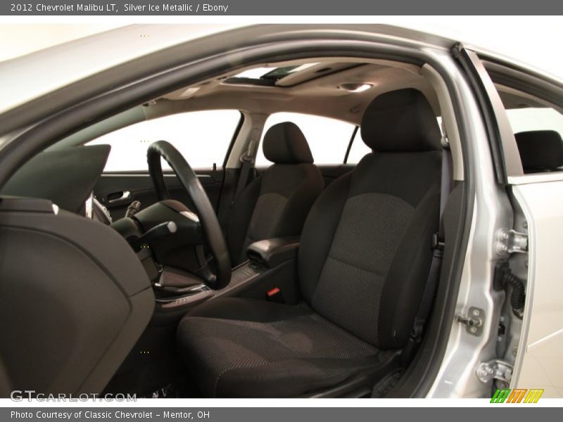 Silver Ice Metallic / Ebony 2012 Chevrolet Malibu LT
