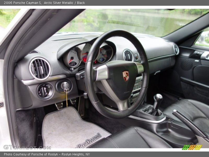 Arctic Silver Metallic / Black 2006 Porsche Cayman S