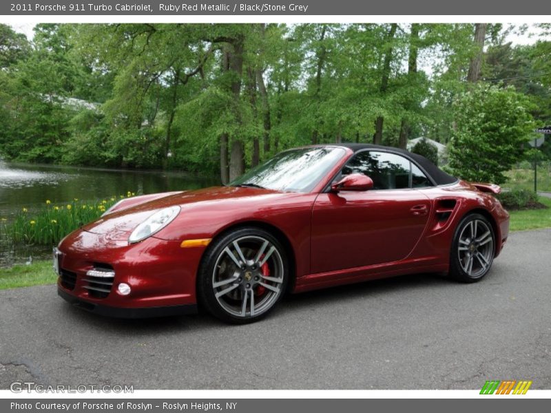 Front 3/4 View of 2011 911 Turbo Cabriolet