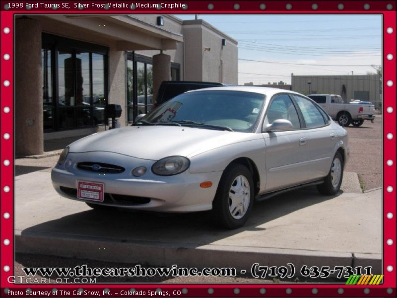 Silver Frost Metallic / Medium Graphite 1998 Ford Taurus SE