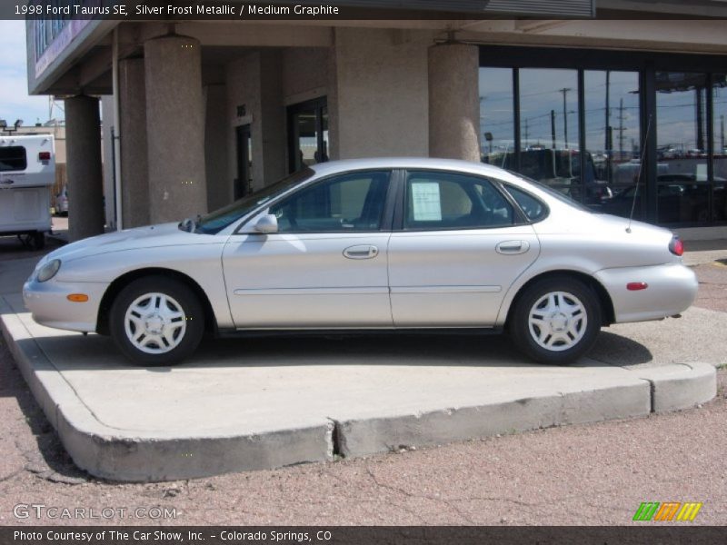 Silver Frost Metallic / Medium Graphite 1998 Ford Taurus SE