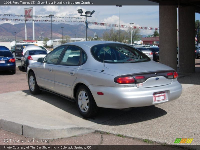 Silver Frost Metallic / Medium Graphite 1998 Ford Taurus SE