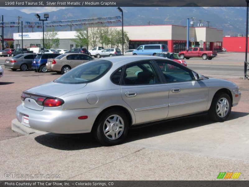 Silver Frost Metallic / Medium Graphite 1998 Ford Taurus SE