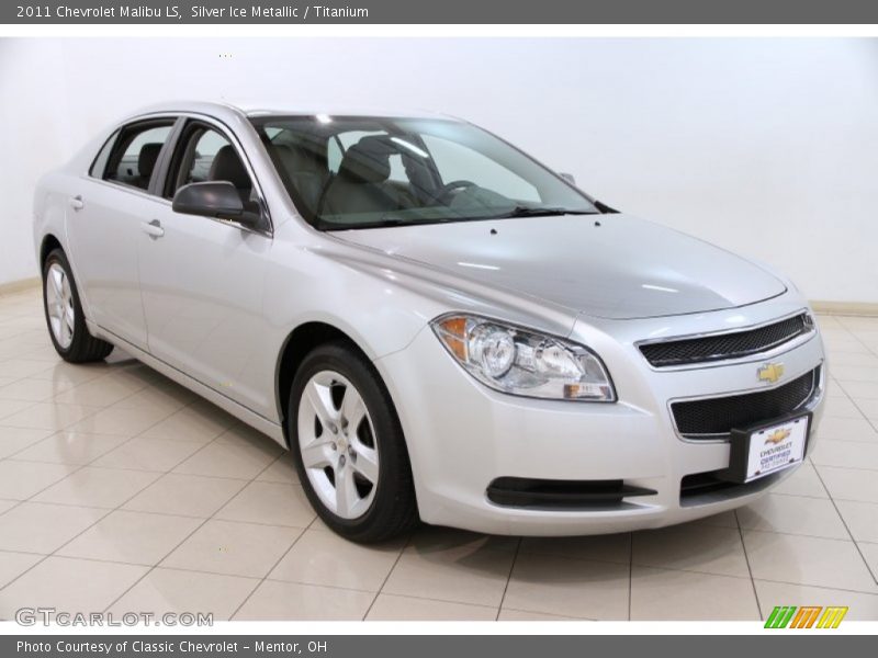 Silver Ice Metallic / Titanium 2011 Chevrolet Malibu LS