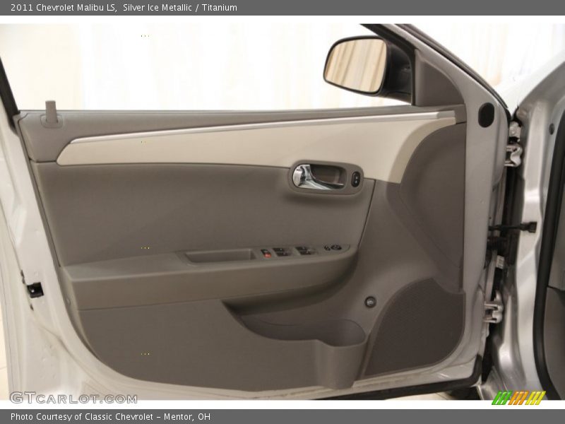 Silver Ice Metallic / Titanium 2011 Chevrolet Malibu LS