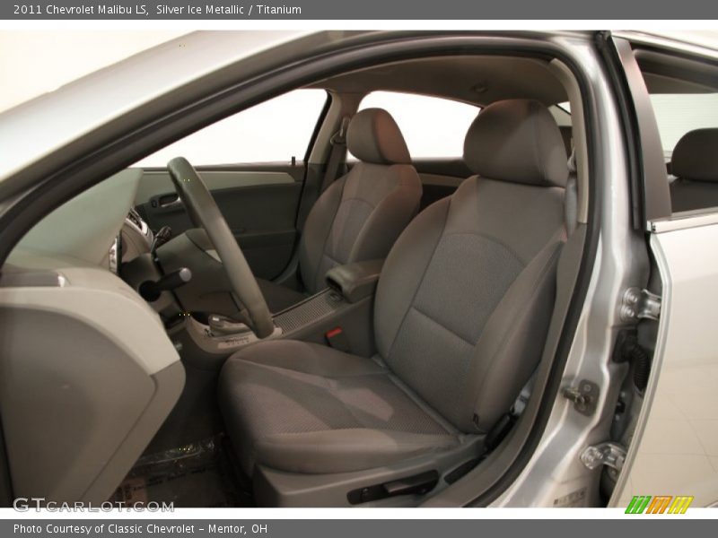Silver Ice Metallic / Titanium 2011 Chevrolet Malibu LS