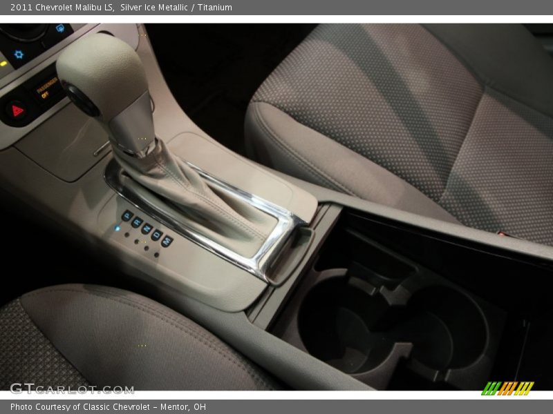 Silver Ice Metallic / Titanium 2011 Chevrolet Malibu LS