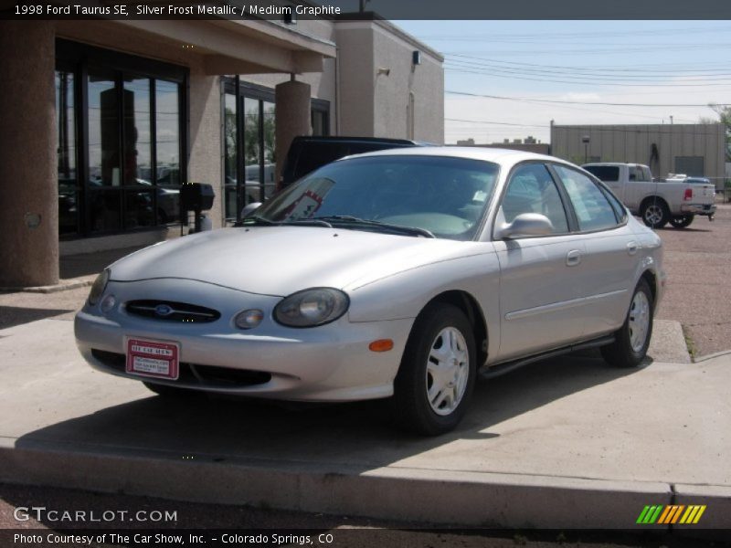 Silver Frost Metallic / Medium Graphite 1998 Ford Taurus SE