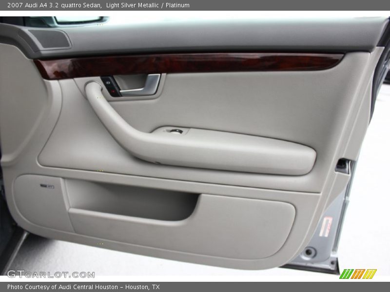 Light Silver Metallic / Platinum 2007 Audi A4 3.2 quattro Sedan