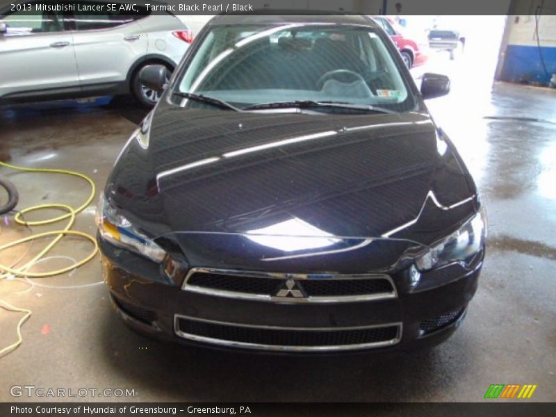 Tarmac Black Pearl / Black 2013 Mitsubishi Lancer SE AWC