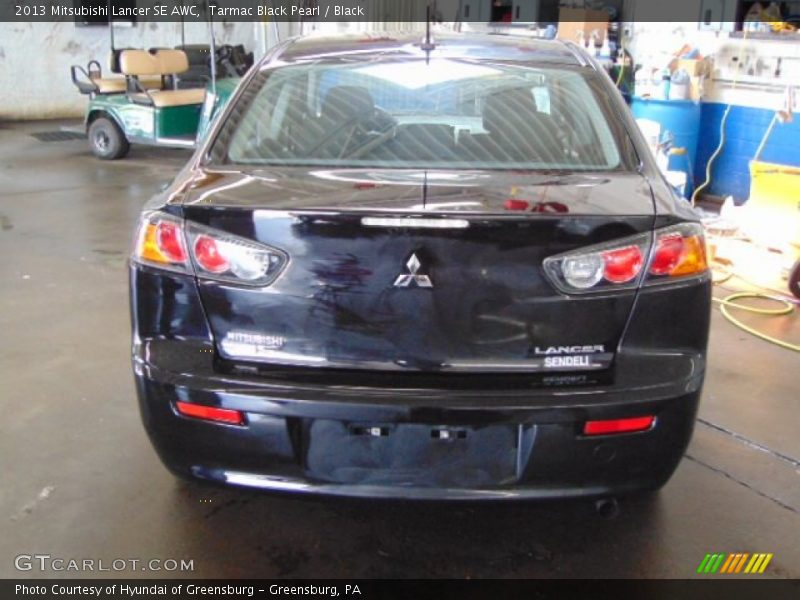 Tarmac Black Pearl / Black 2013 Mitsubishi Lancer SE AWC