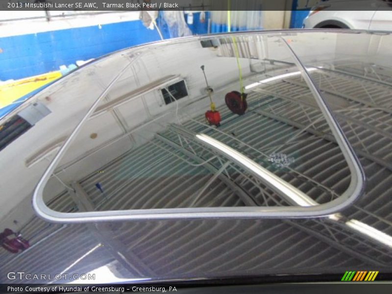 Tarmac Black Pearl / Black 2013 Mitsubishi Lancer SE AWC
