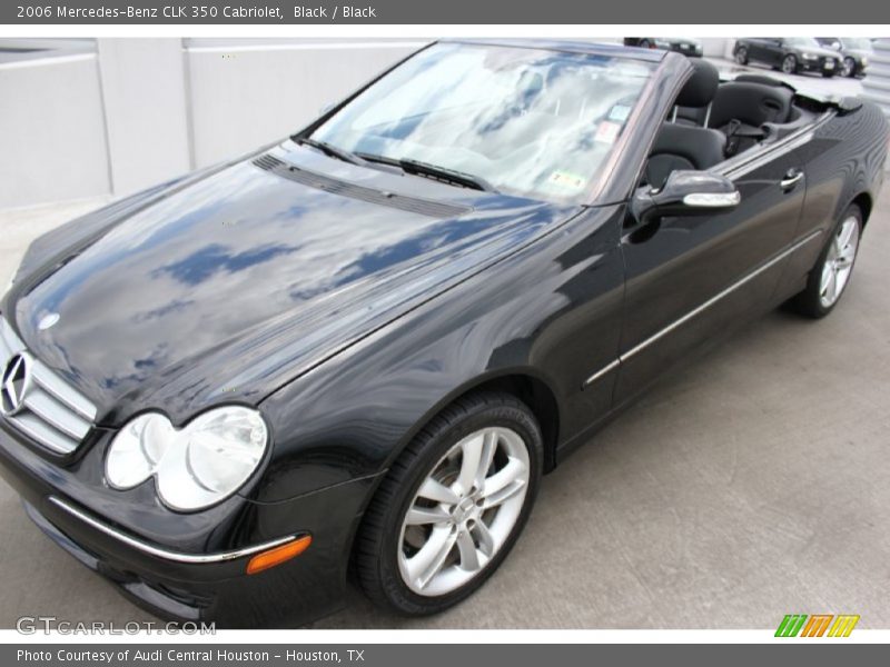 Black / Black 2006 Mercedes-Benz CLK 350 Cabriolet