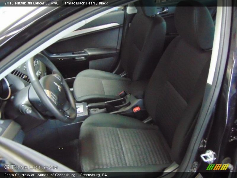 Tarmac Black Pearl / Black 2013 Mitsubishi Lancer SE AWC