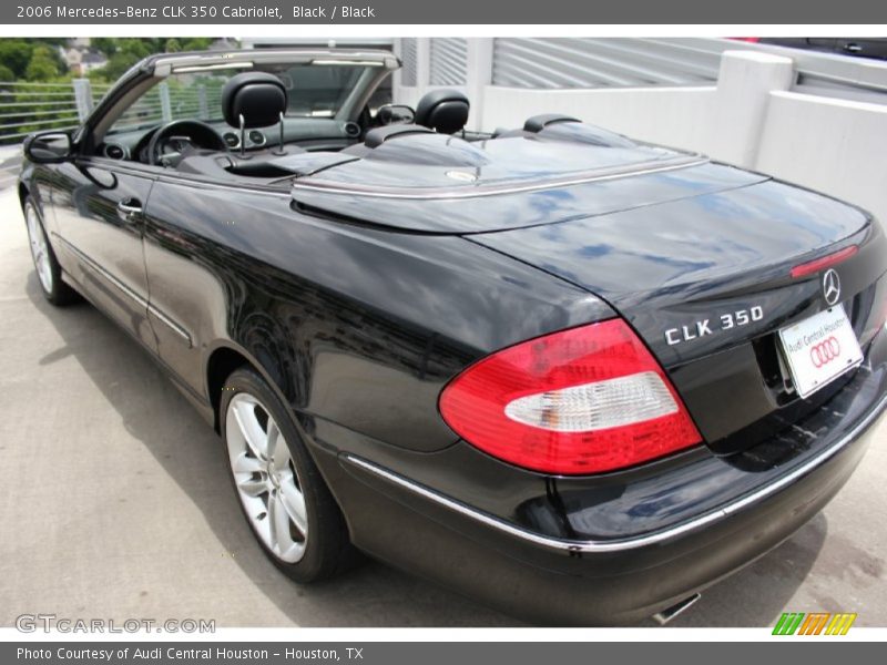 Black / Black 2006 Mercedes-Benz CLK 350 Cabriolet