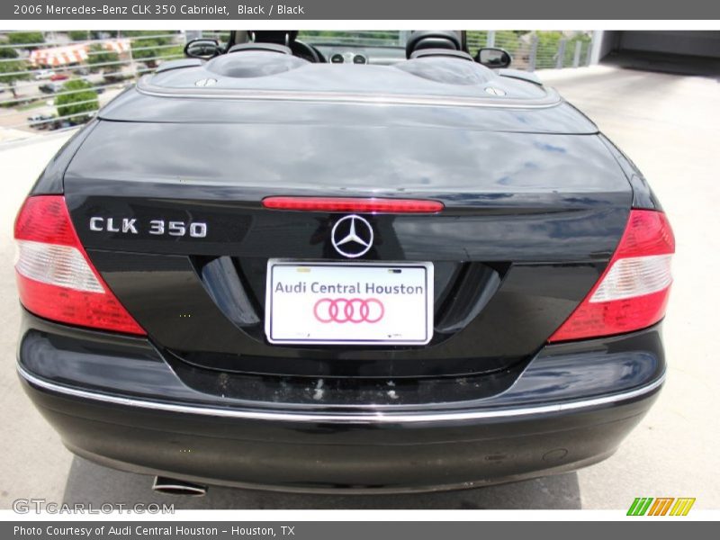 Black / Black 2006 Mercedes-Benz CLK 350 Cabriolet