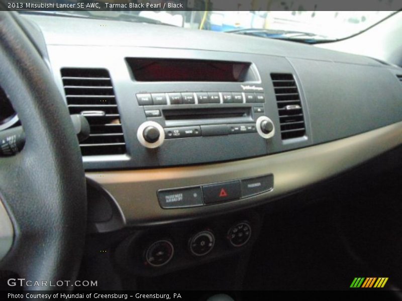 Tarmac Black Pearl / Black 2013 Mitsubishi Lancer SE AWC