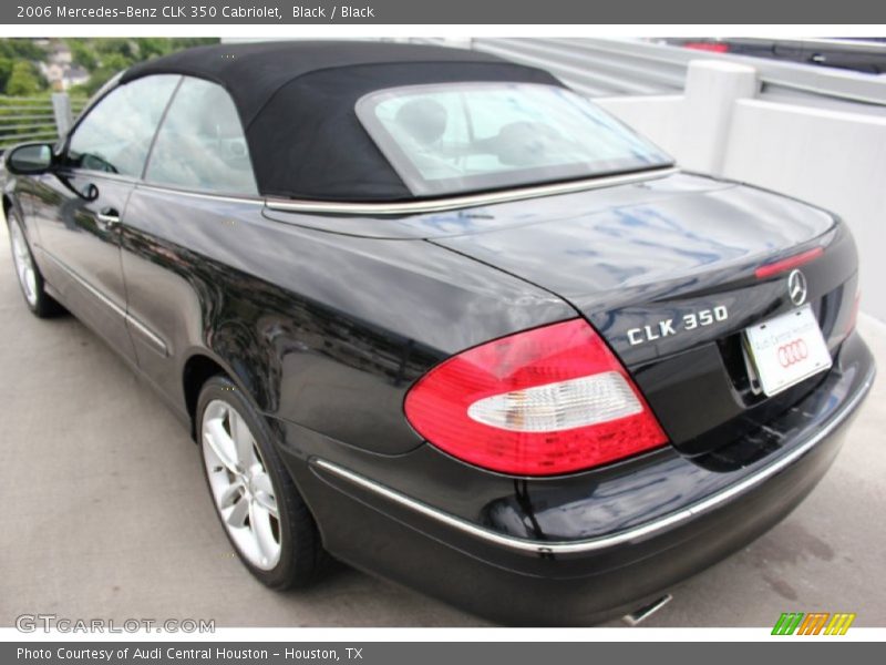 Black / Black 2006 Mercedes-Benz CLK 350 Cabriolet