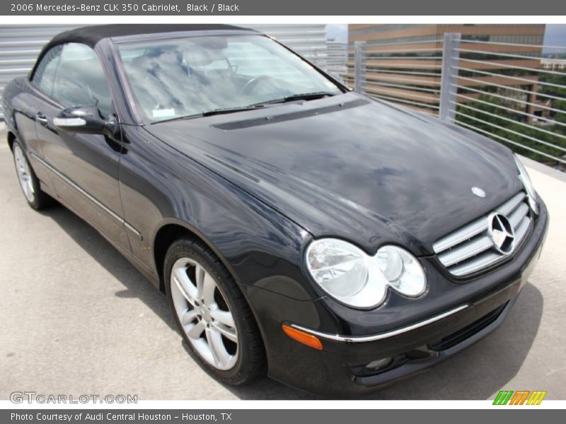 Black / Black 2006 Mercedes-Benz CLK 350 Cabriolet