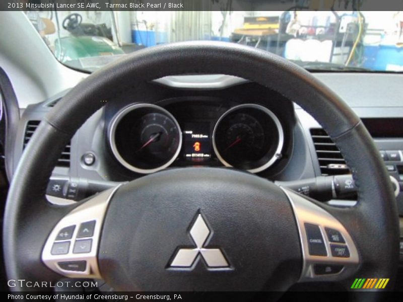 Tarmac Black Pearl / Black 2013 Mitsubishi Lancer SE AWC