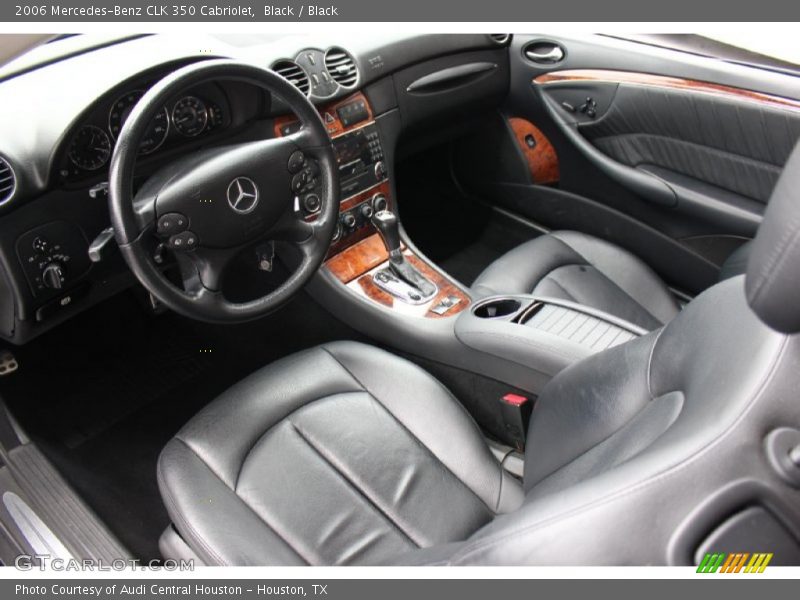 Black / Black 2006 Mercedes-Benz CLK 350 Cabriolet