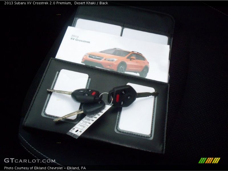 Desert Khaki / Black 2013 Subaru XV Crosstrek 2.0 Premium