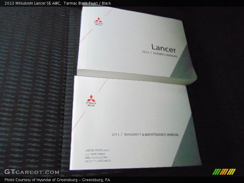 Tarmac Black Pearl / Black 2013 Mitsubishi Lancer SE AWC