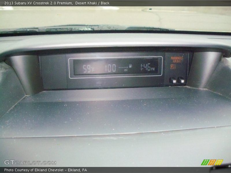 Desert Khaki / Black 2013 Subaru XV Crosstrek 2.0 Premium