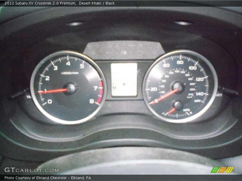 Desert Khaki / Black 2013 Subaru XV Crosstrek 2.0 Premium