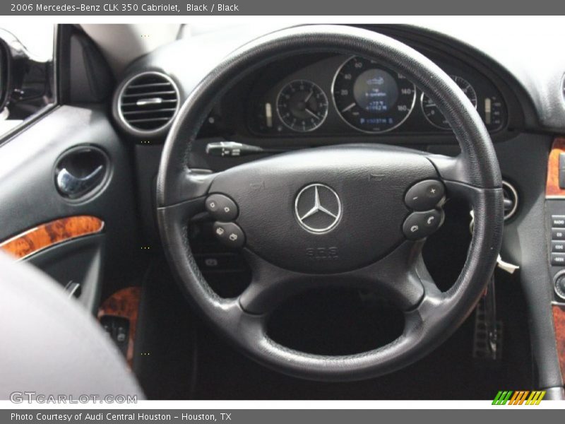 Black / Black 2006 Mercedes-Benz CLK 350 Cabriolet
