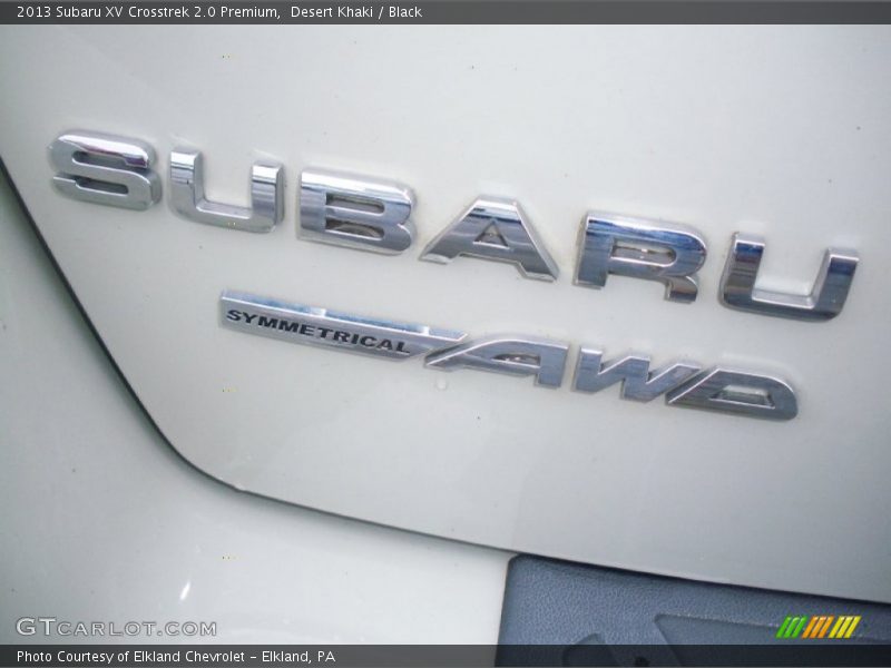 Desert Khaki / Black 2013 Subaru XV Crosstrek 2.0 Premium